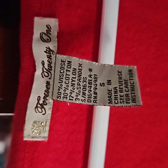 FOREVER 21 VINTAGE KNIT V-NECK HOODED SWEATER - Picture 2 of 7